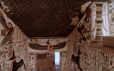 Criado tour virtual para visitar o mausoléu da rainha egípcia Nefertari